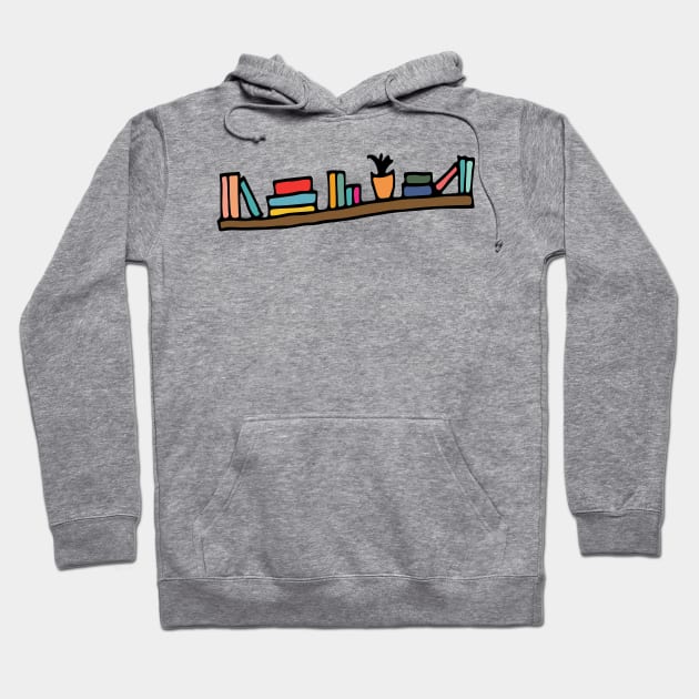 Bookshelf Hoodie by The E Hive Design